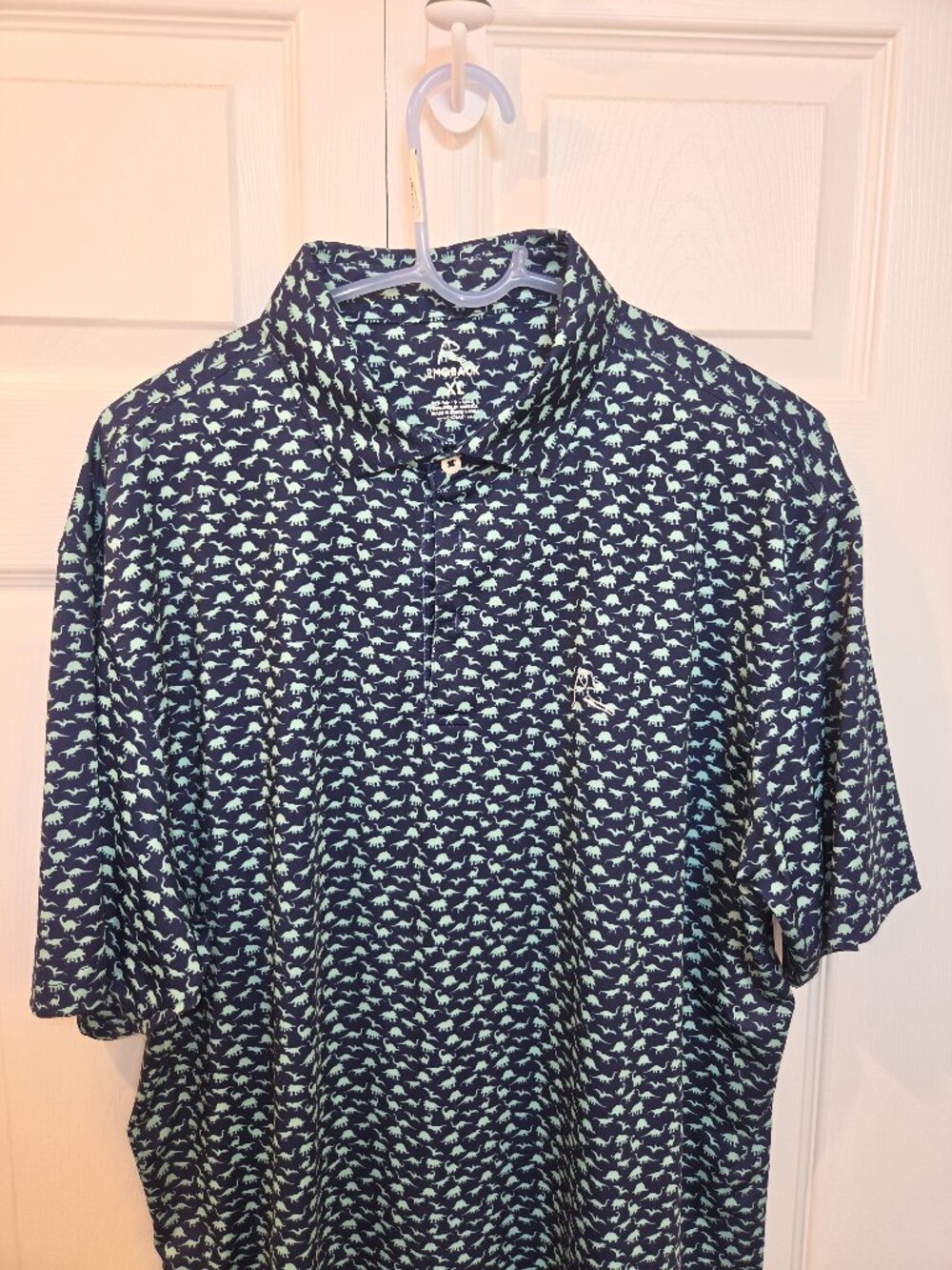 Rhoback Navy Dino polo XL